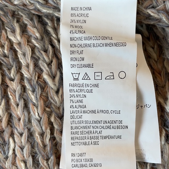 Prana Callisto Turtleneck Sweater. Size XS. - Picture 9 of 11